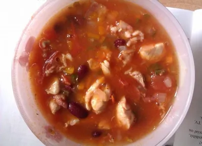 Минестроне с куриной грудкой