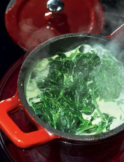 Сливочный шпинат