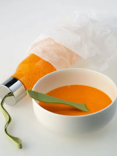 Суп из сладкого перца с имбирем