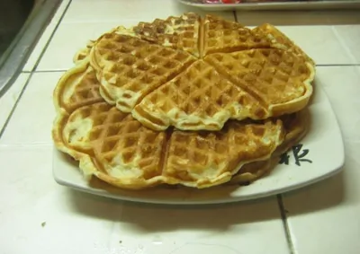 Мягкие несладкие вафли на кефире