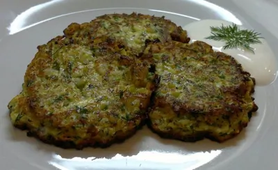 Оладья из кабачков с острым перцем