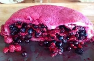 Летний пудинг с ягодами