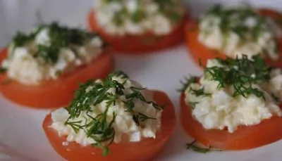 Помидоры алькас с сыром