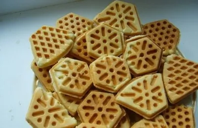 Вафельное печенье