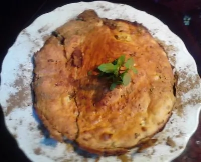 Банановый пирог с мороженным