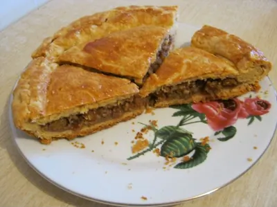 Ленивая пахлава с измельченными орехами