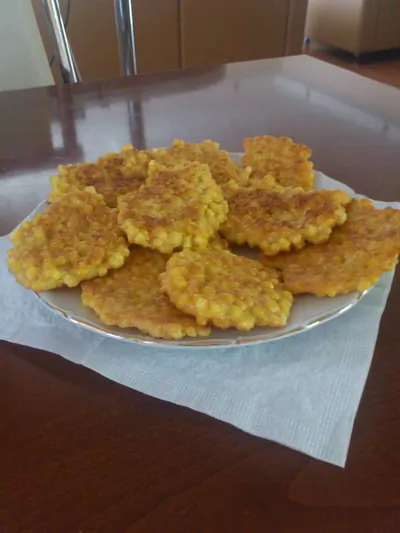 Кукурузные оладьи