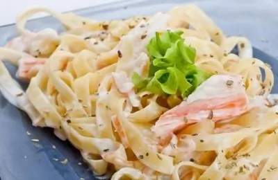 Паста тальятелле с шалфеем