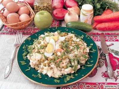 Оливье по старинному рецепту