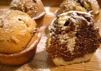 Кекс мраморный