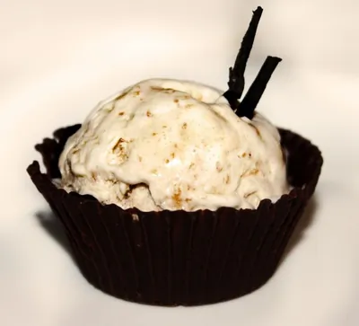 Шоколадные корзиночки с банановым муссом