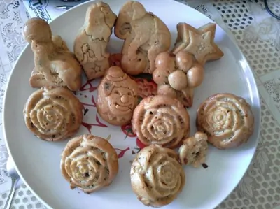 Нежные кексы с вареньем и маком