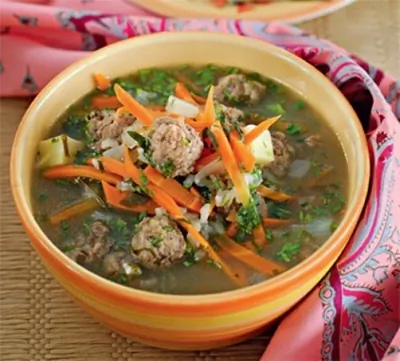 Бараний суп с фрикадельками (Олчали мастава)