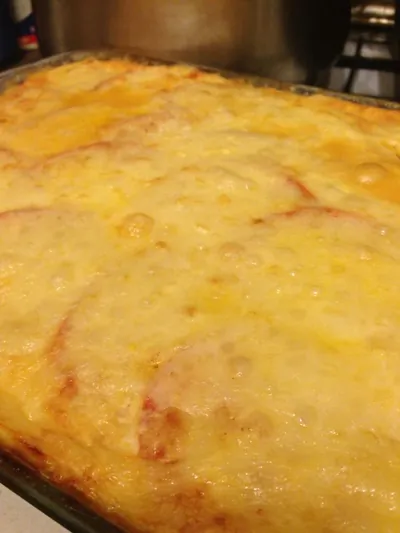 Запеканка из кабачков с фаршем