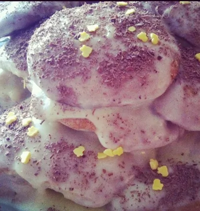 Торт из домашнего печенья со сметанным кремом