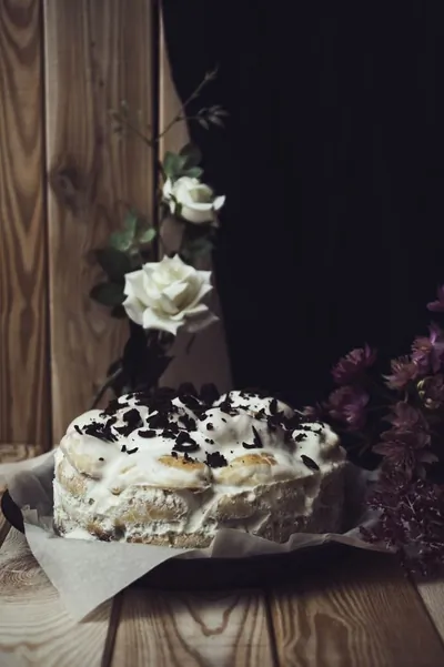 Торт «Поленница» со сметанным кремом