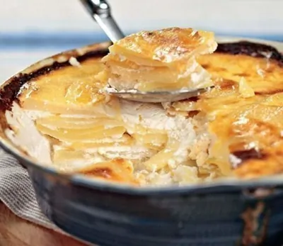 Картофель по болгарски с творогом