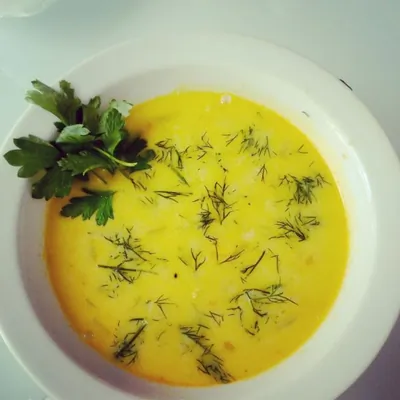 Сырный суп по французски