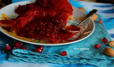 Малиновый тарт татен