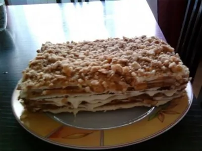 Торт вафельный