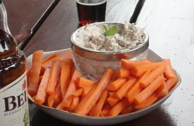 Тунец со сливочным сыром и мятой