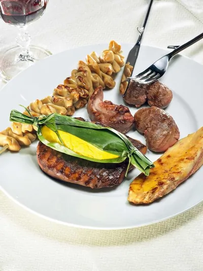 Жареные потроха с хумитас