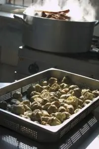 Артишоки на пару