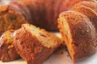 Тыквенный кекс с брусникой