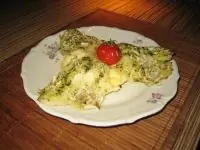 Филе тиляпии, запеченное с фенхелем