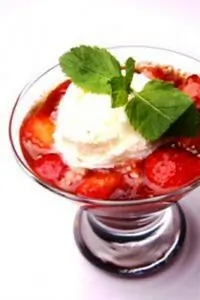 Ягодное фламбе