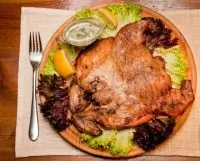 Цыпленок табака с чесночным соусом