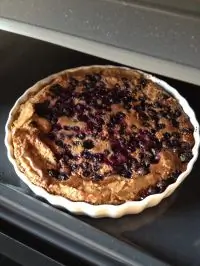 Финский черничный пирог