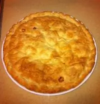 Куриный пирог с луком и болгарским перцем