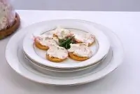 Спред из ветчины и красных перцев