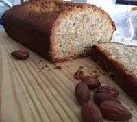 Миндальный кекс с оливковым маслом и апельсиновой цедрой