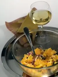 Салат из апельсинов