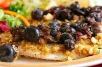 Черничный соус с тимьяном и бальзамическим уксусом