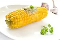 Початки кукурузы в лимонно-чесночной глазури