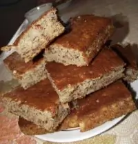 Банановый пирог со сливочным маслом