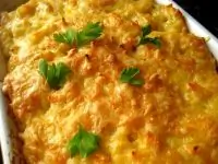 Запеченные макароны в сырном соусе