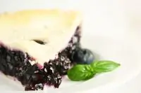 Закрытый черничный пирог