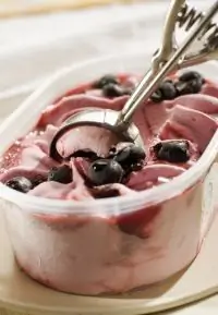 Быстрое черничное мороженое