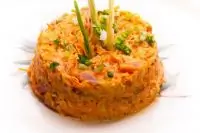 Морковный салат с яблоком и фенхелем