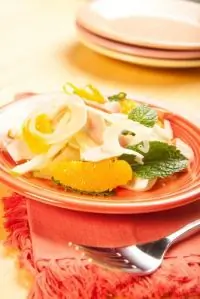 Лосось с апельсинами и фенхелем