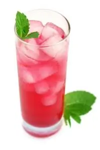 Лимонад из ревеня с мятой