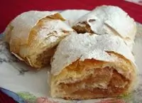 Яблочные штрудели из теста фило