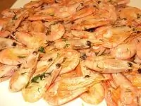 Жареные креветки к пиву