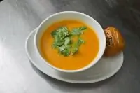 Тыквенный суп с имбирем