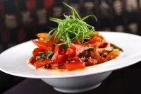 Жареные перцы с уксусом и орегано