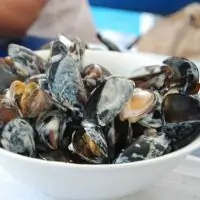 Мидии в сливочном соусе